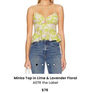 Minka Top in Lime & Lavender Floral
ASTR the Label